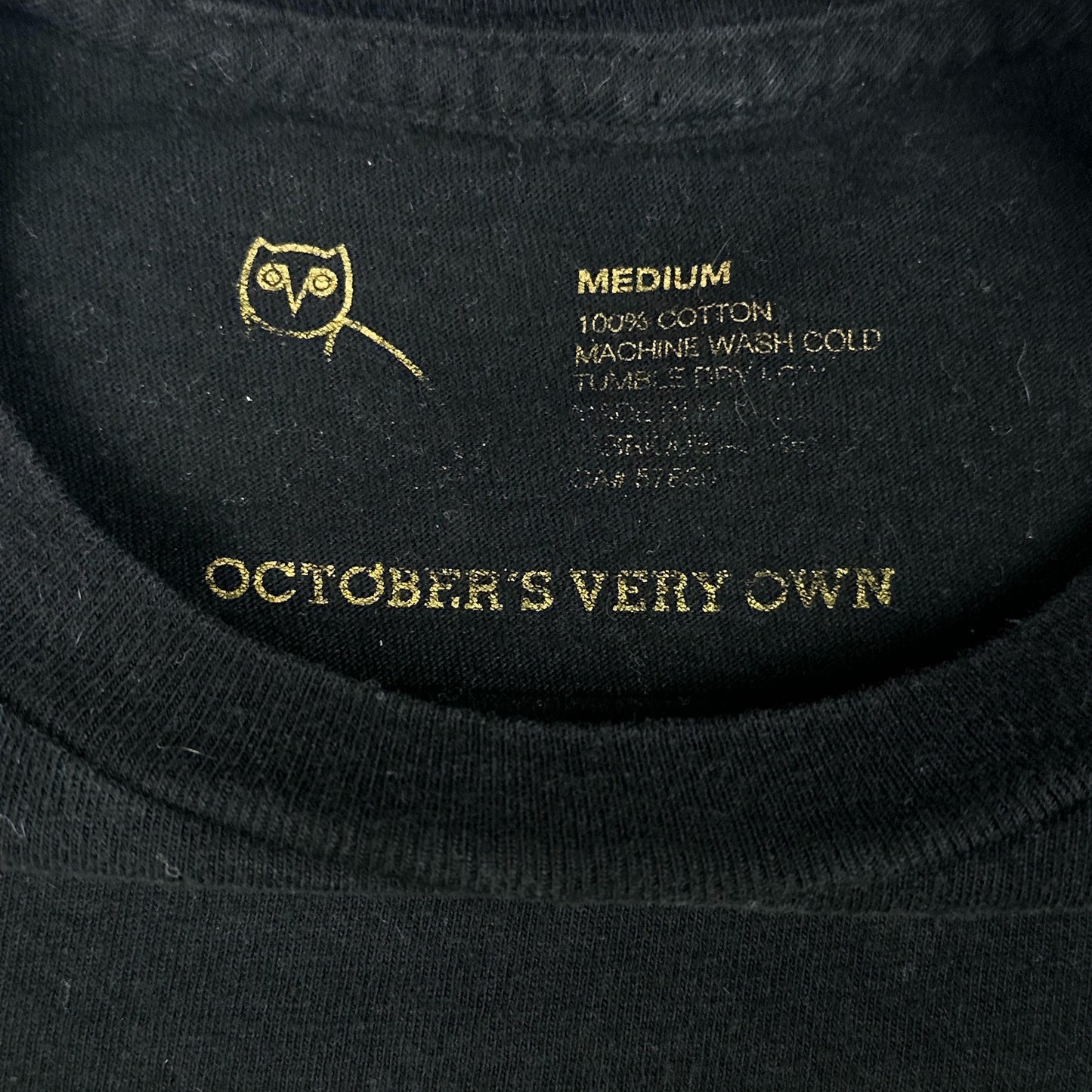 Drake OVO Sport Black Tee