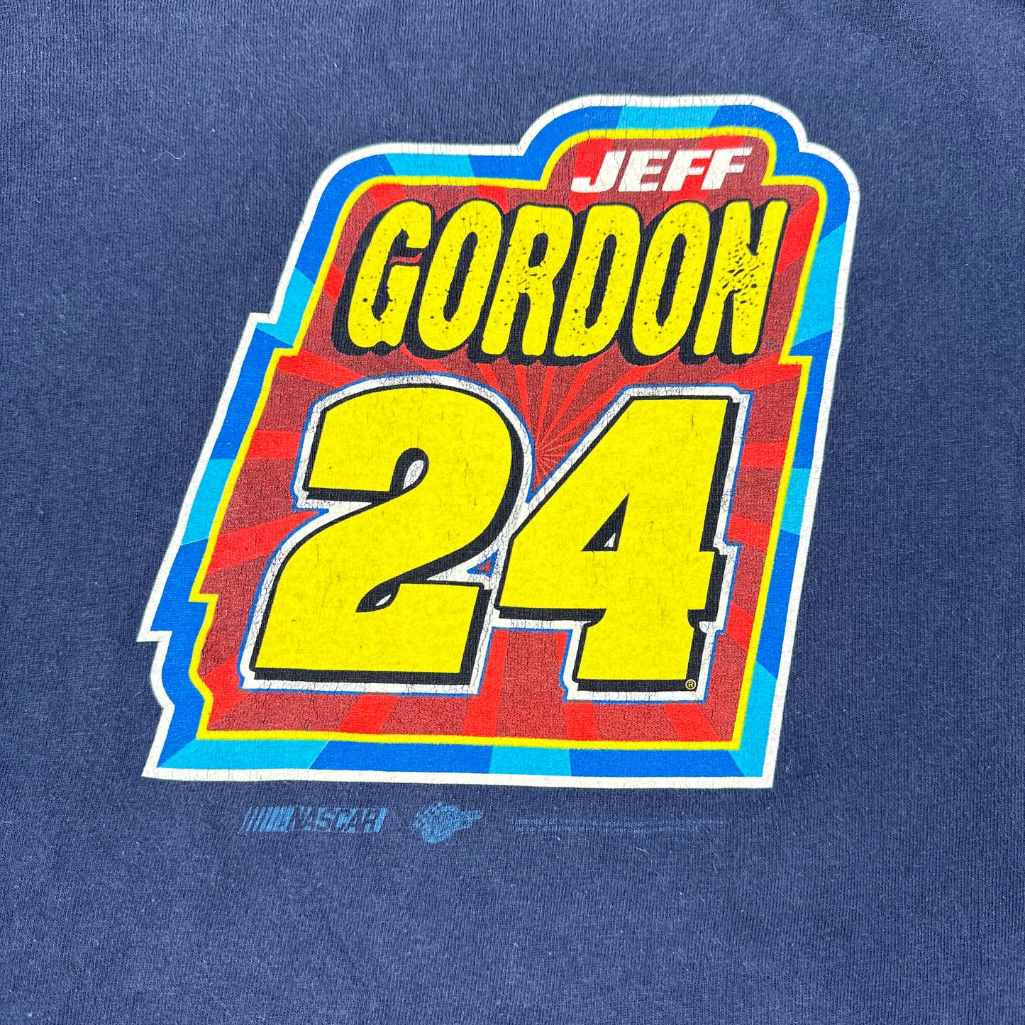 Vintage Jeff Gordon Winners Circle Nascar Blue Racing Tee