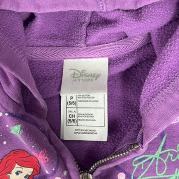 Ariel The Little Mermaid Hoodie Purple Youth