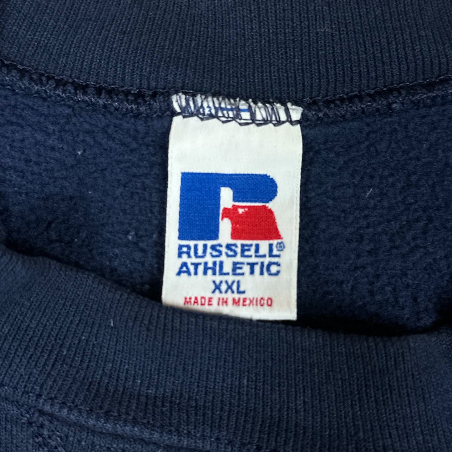 Vintage Russell Athletic Sweatshirt Navy Blue