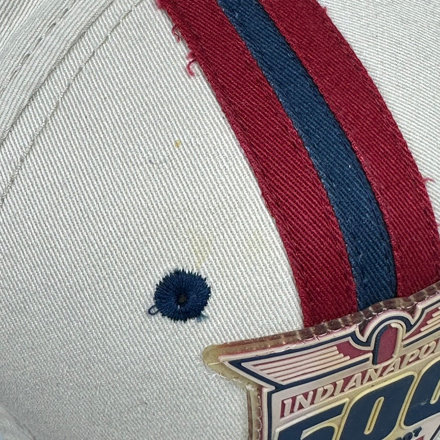 Vintage Racing Hat Indianapolis 500 Beige