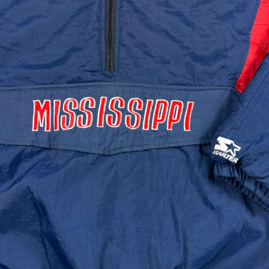 Vintage University of Mississippi Jacket Starter Pullover