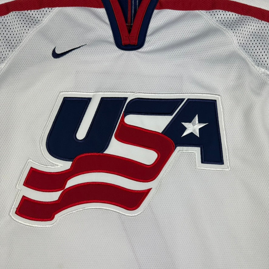 Keith Tkachuk Vintage USA Olympic Jersey Hockey Nike