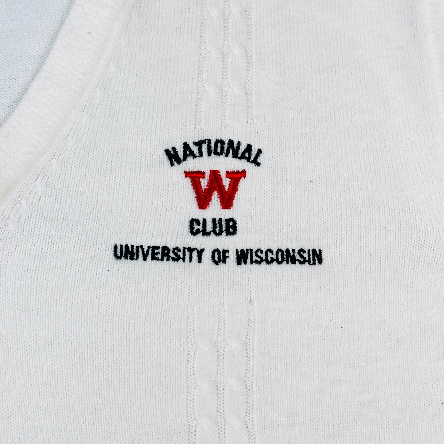 Vintage University of Wisconsin Sweater Vest