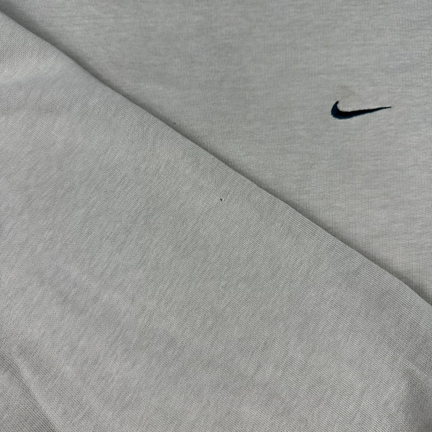 Vintage Nike Sweatshirt Y2K Beige Mini Swoosh