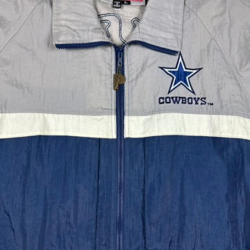 Vintage Dallas Cowboys Jacket Windbreaker Parka Pro Player