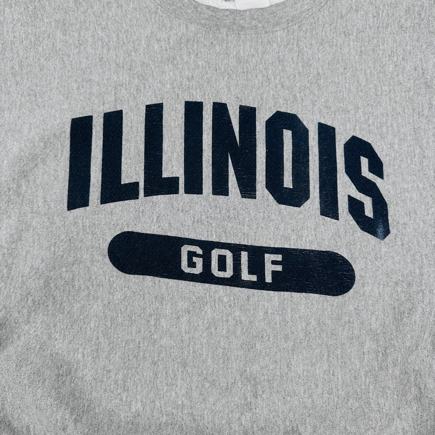 Vintage University of Illinois Golf Gray Lee Sweatshirt