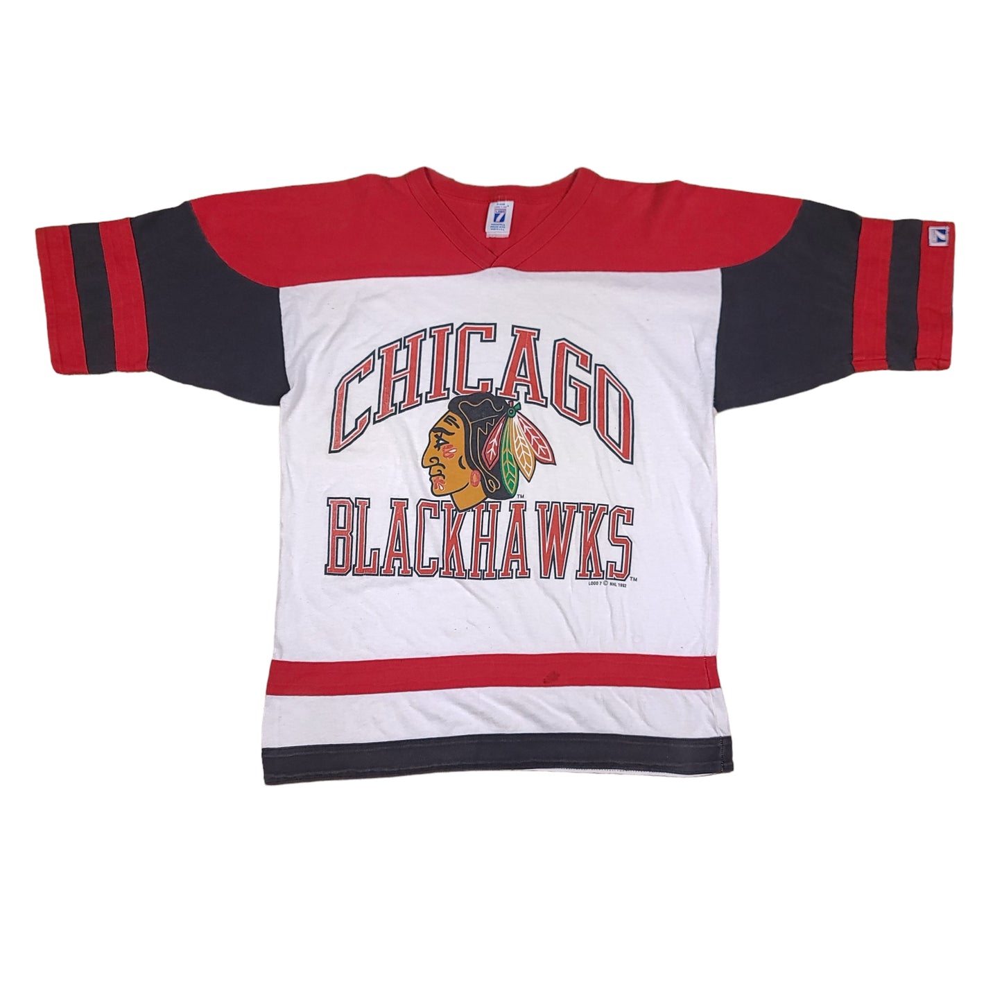 Vintage Chicago Blackhawks NHL Logo 7 Shirt
