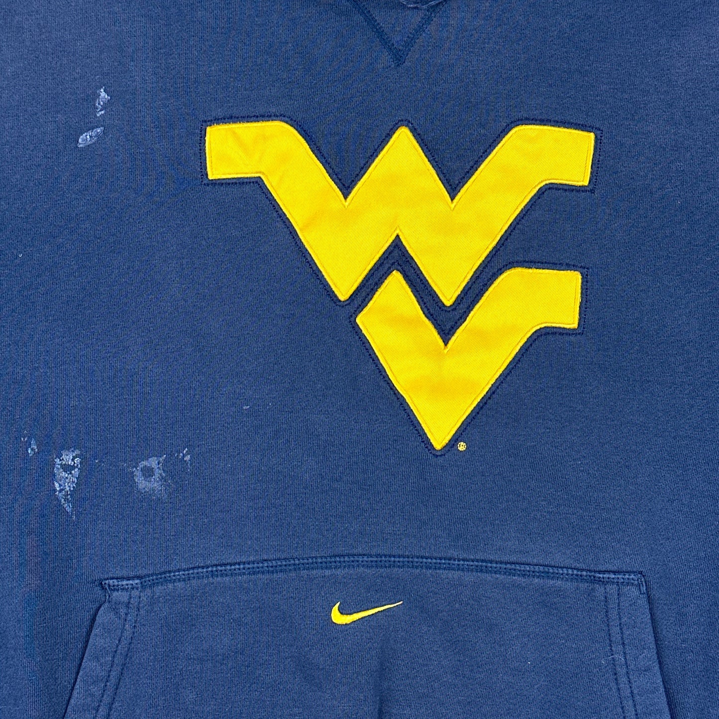 West Virginia University Hoodie Nike Middle Swoosh