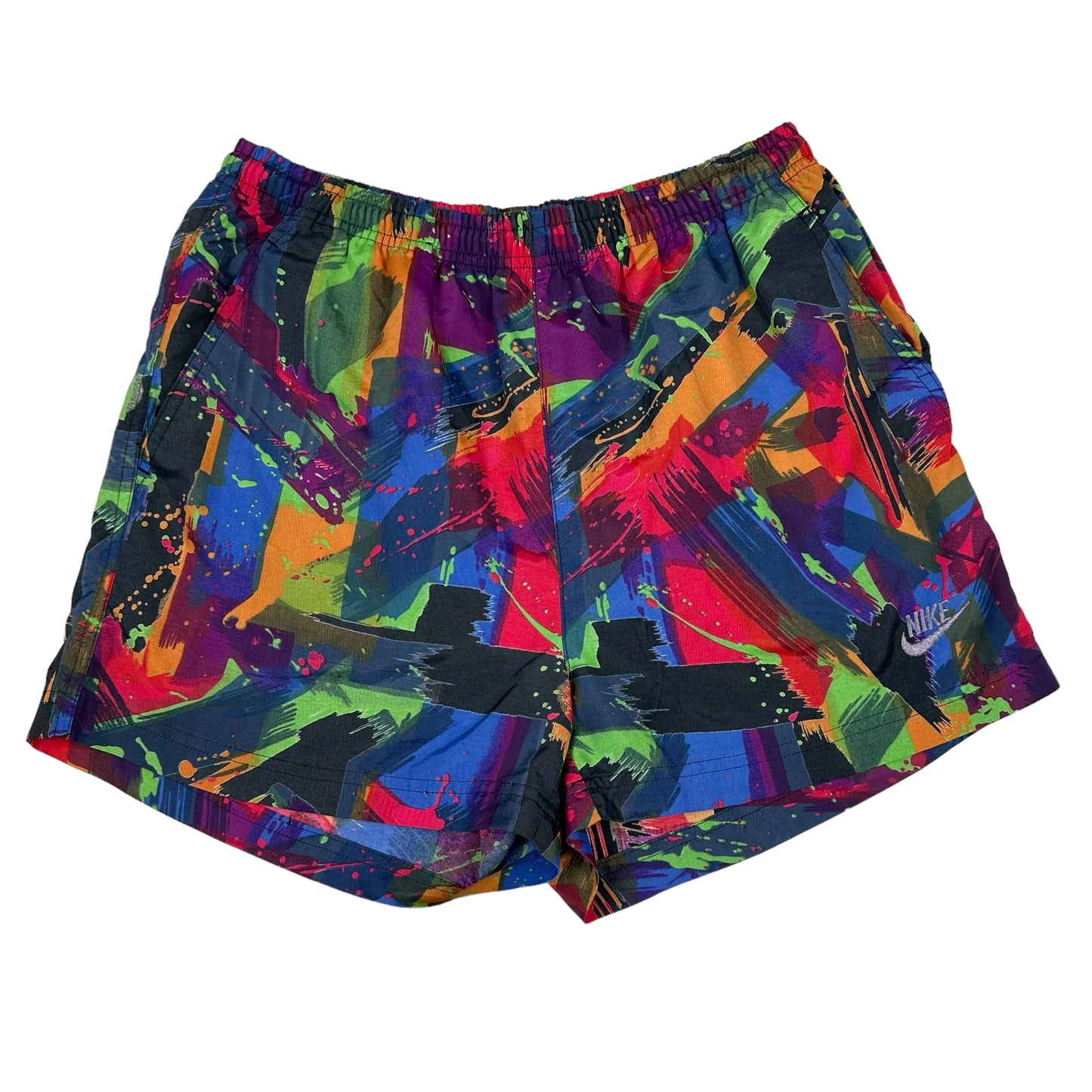 Vintage Nike Rainbow Abstract Nylon Shorts