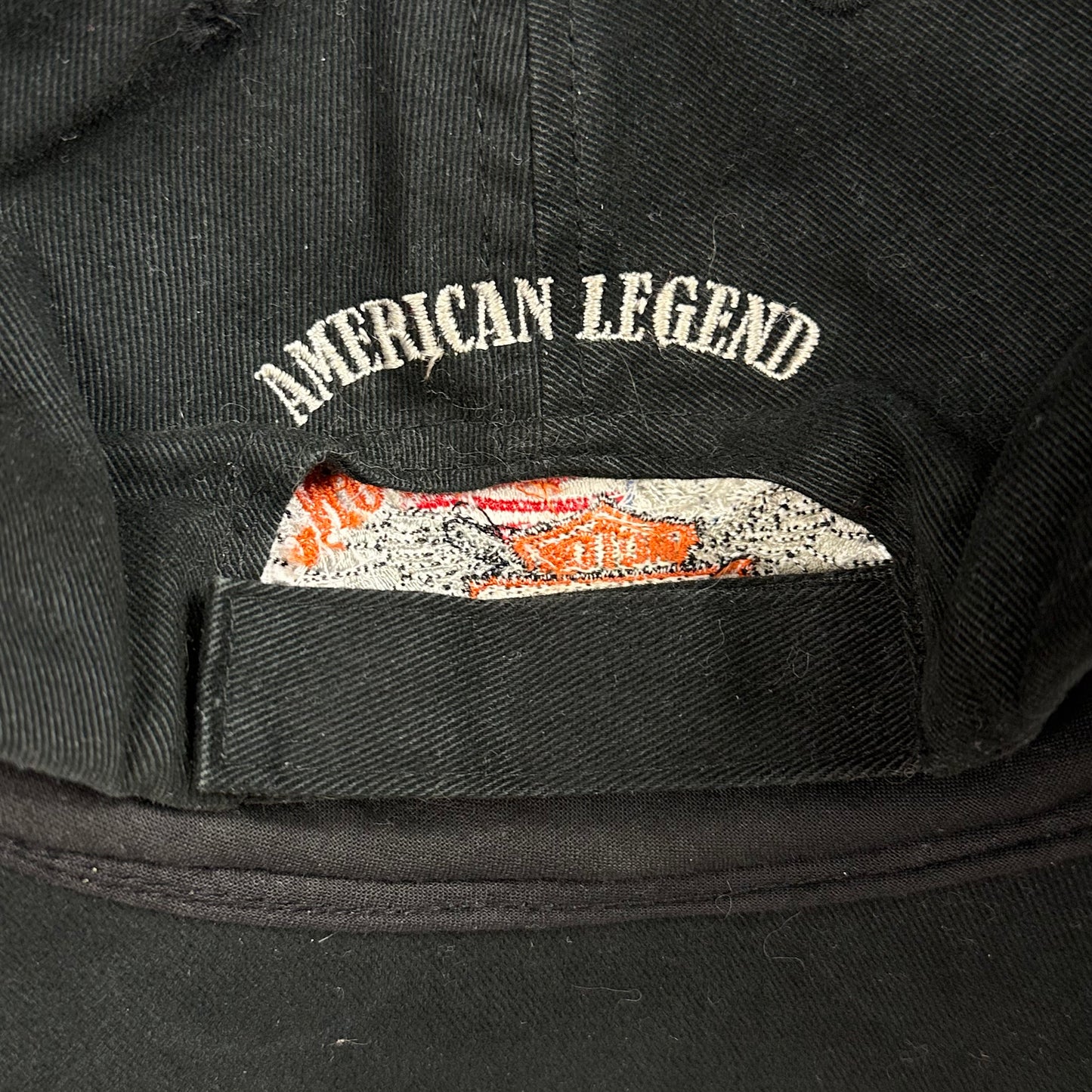 Harley Davidson Motorcycles American Legend Black Hook & Look Back Hat