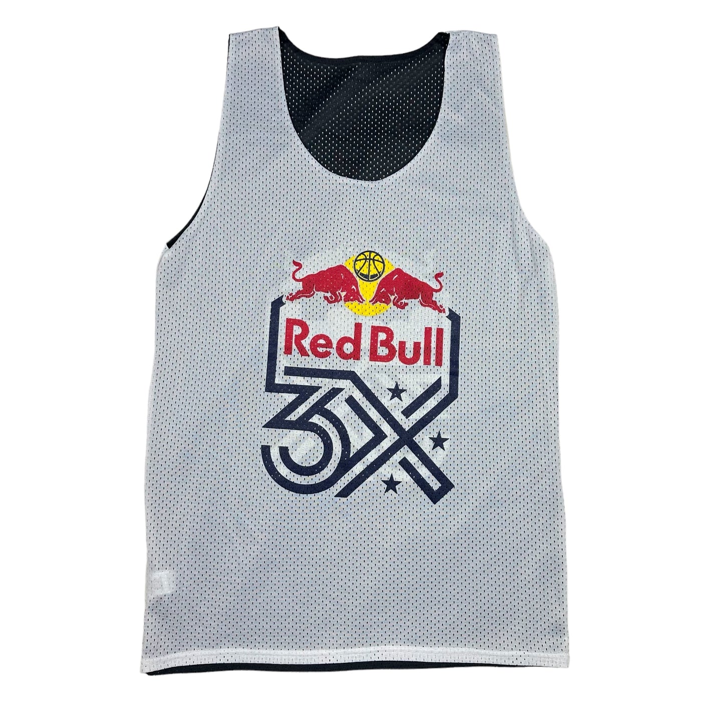 Red Bull 3X Reversible Blue White Mesh Basketball Jersey