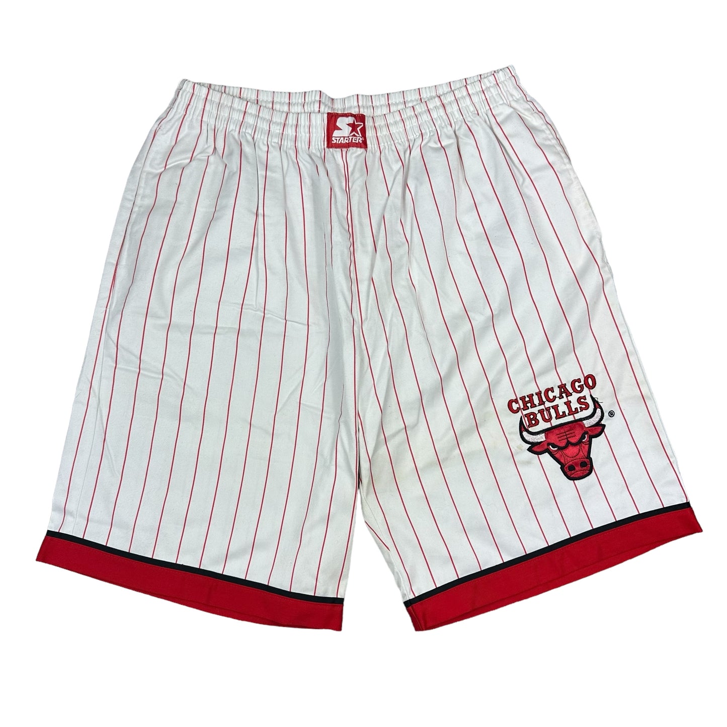 Vintage Chicago Bulls Pinstripe Starter Shorts