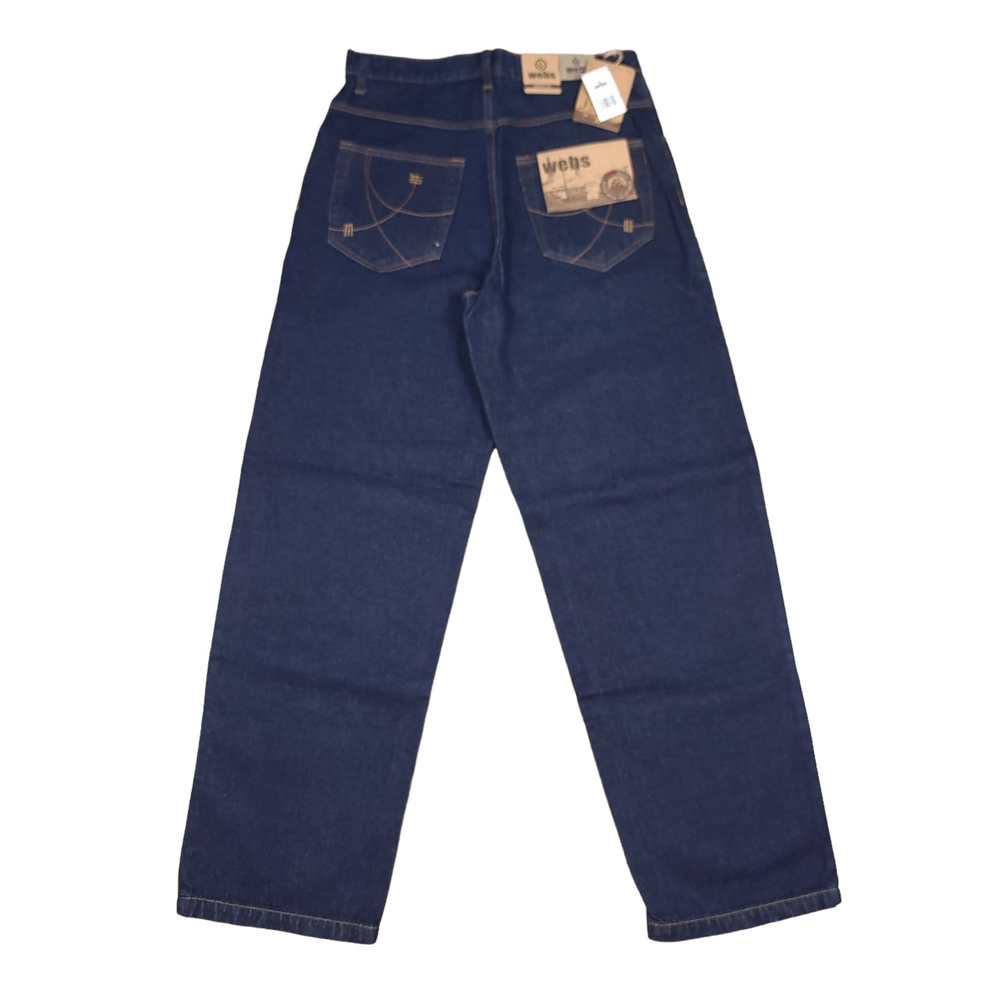 Vintage Y2K Webs Blue Denim Pants