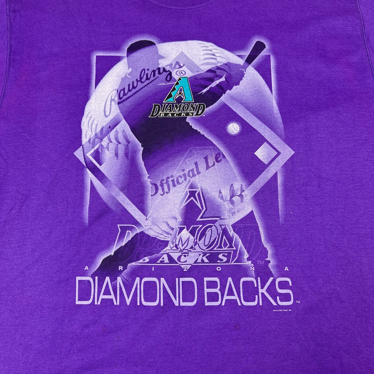 Vintage Arizona Diamondbacks 1999 Pro Player Purple Tee