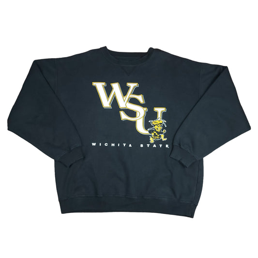 Vintage Wichita State University Black Sweatshirt