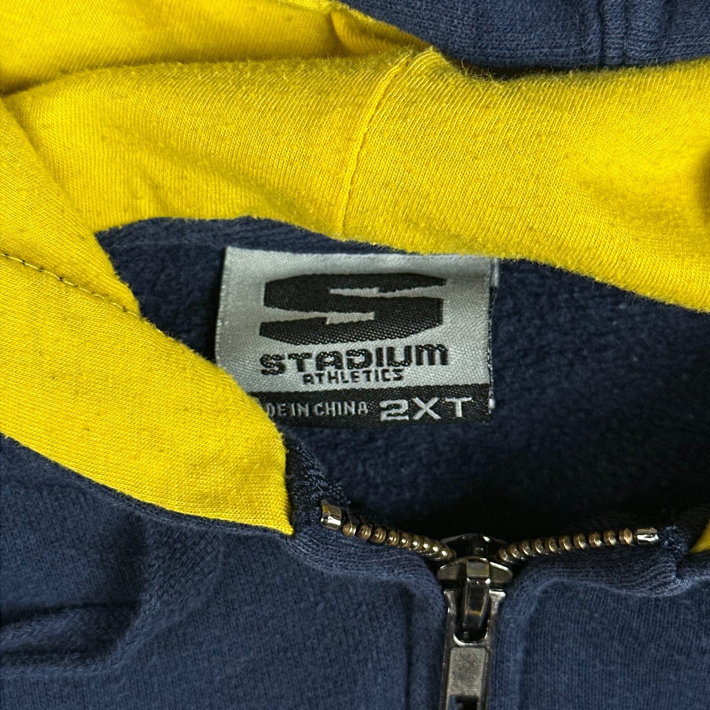 University of Michigan Navy Blue Stadium Athletics Full Zip Hoodie