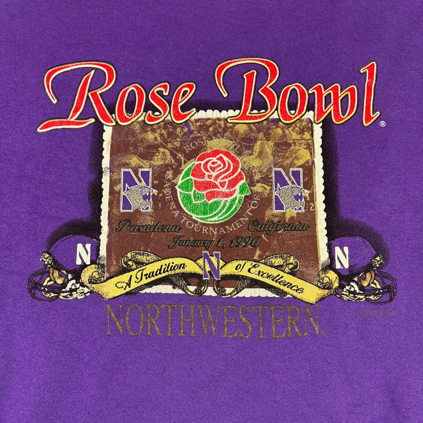 Vintage Northwestern University Sweatshirt TSI Rose Bowl