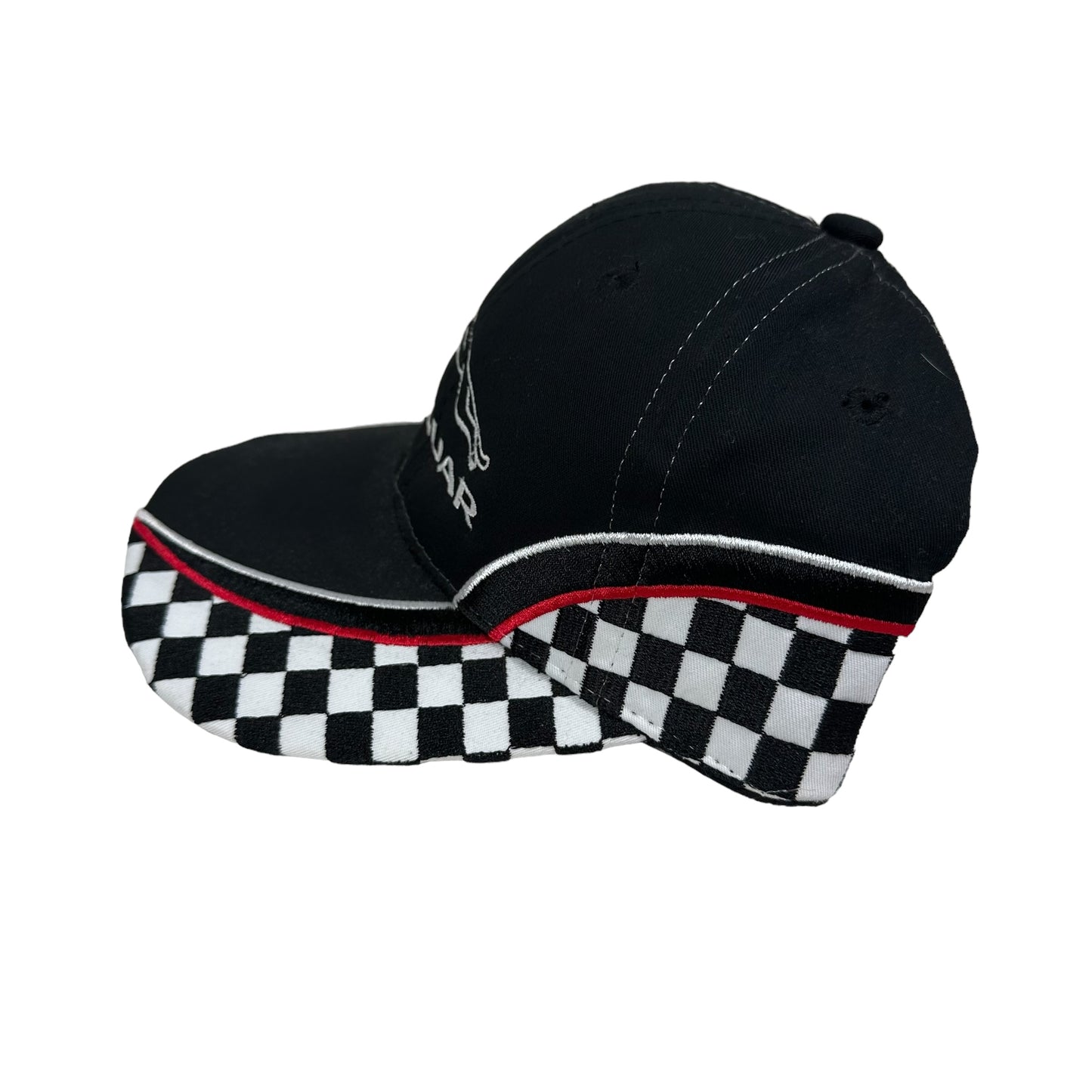 Jaguar Checkered Hook & Loop Back Hat