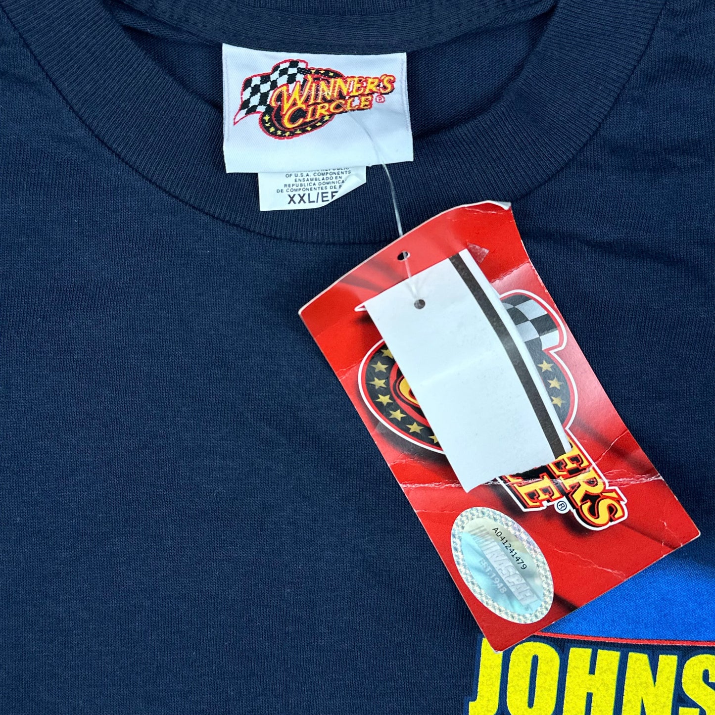 Jimmie Johnson Winners Circle Blue Racing Tee (New with Tags)