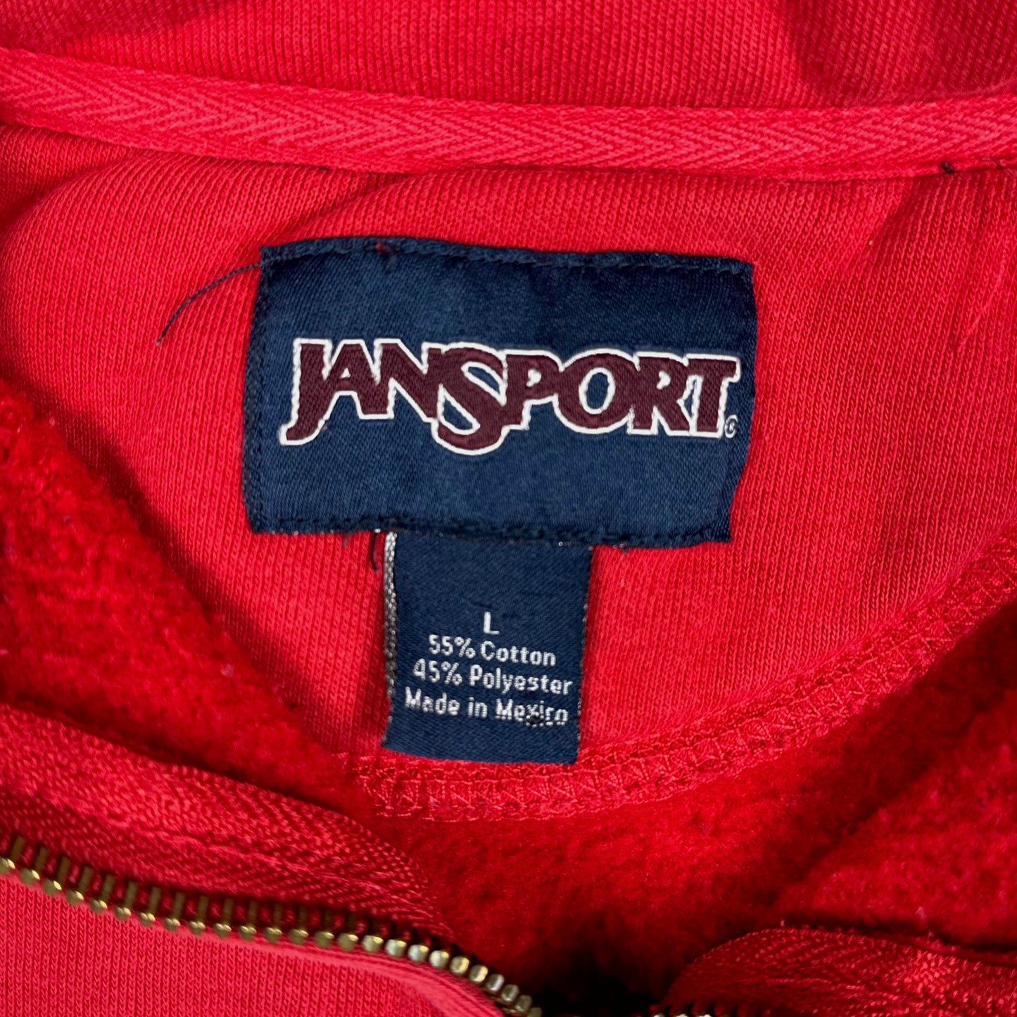 Vintage Universiy of Arizona Wildcats Red 1/4 Zip Jansport Sweatshirt