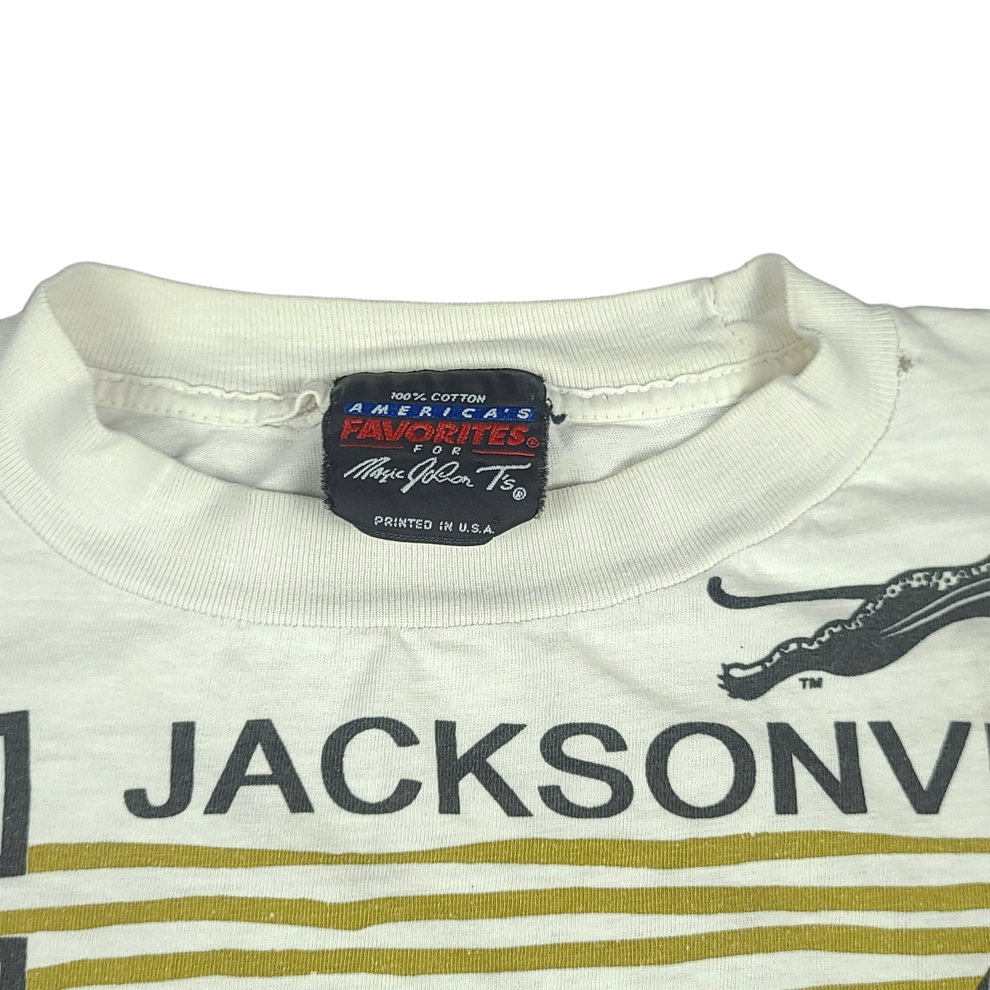 Vintage Jacksonville Jaguars 1993 Magic Johnson T's All Over Print  Tee