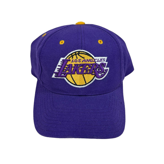 Vintage Los Angeles Lakers NBA Purple Puma Snap Back Hat