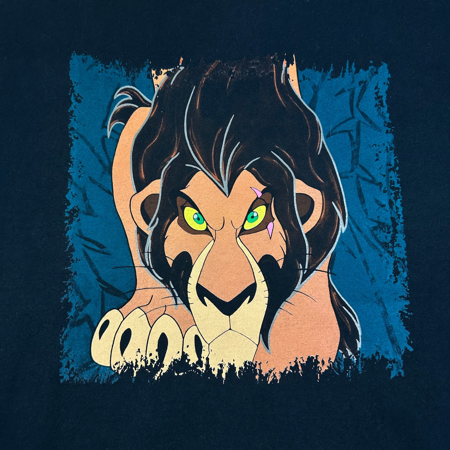 Vintage Scar Lion King Disney Villains Black Tee