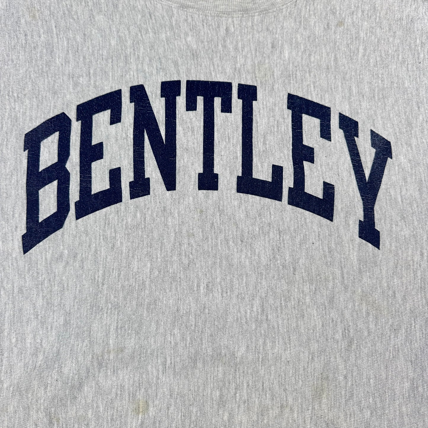 Vintage Bentley University Gray Champion Reverse Weave Sweatshirt