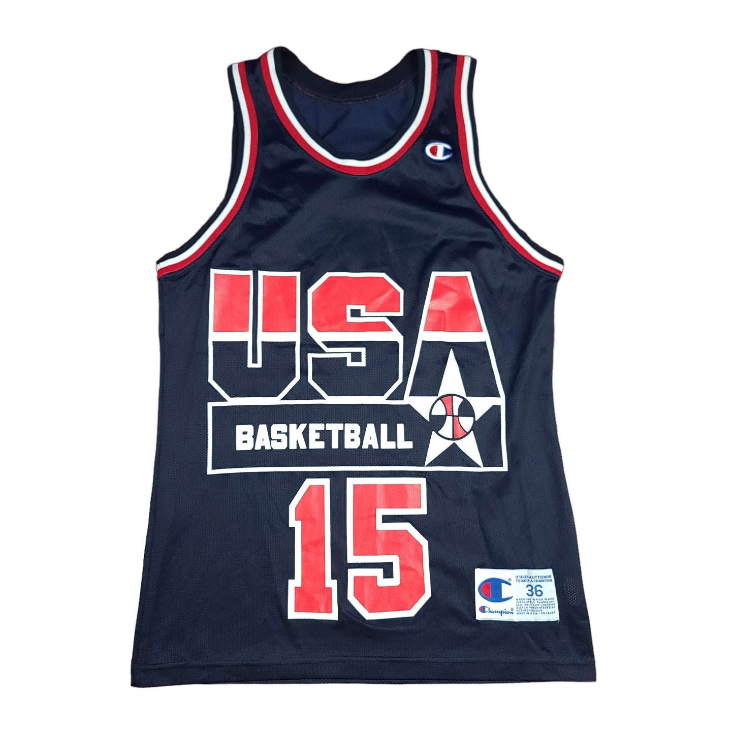 Vintage Magic Johnson Dream Team USA Jersey Champion