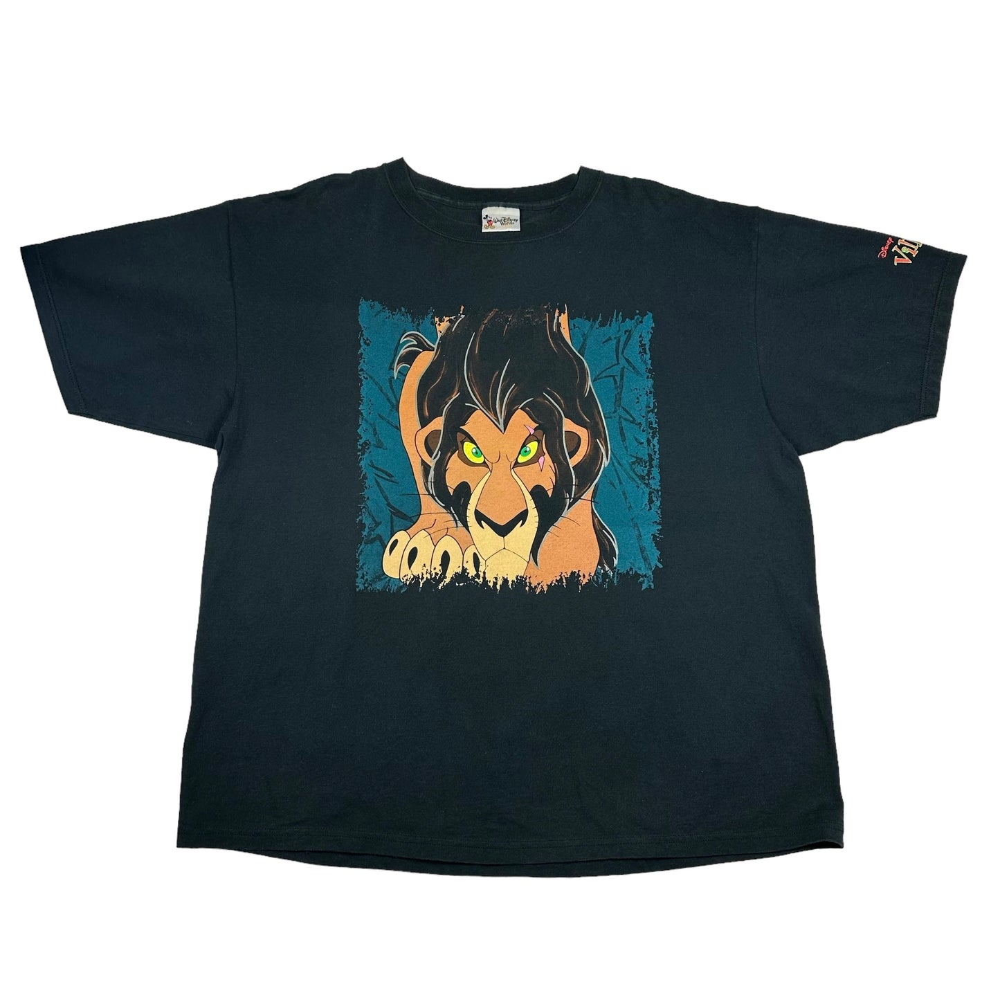 Vintage Scar Lion King Disney Villains Black Tee