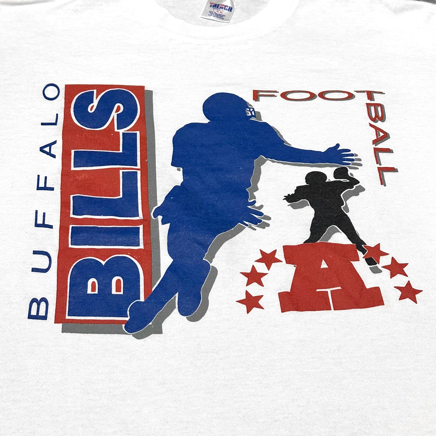 Vintage Buffalo Bills Shirt NFL Trench White