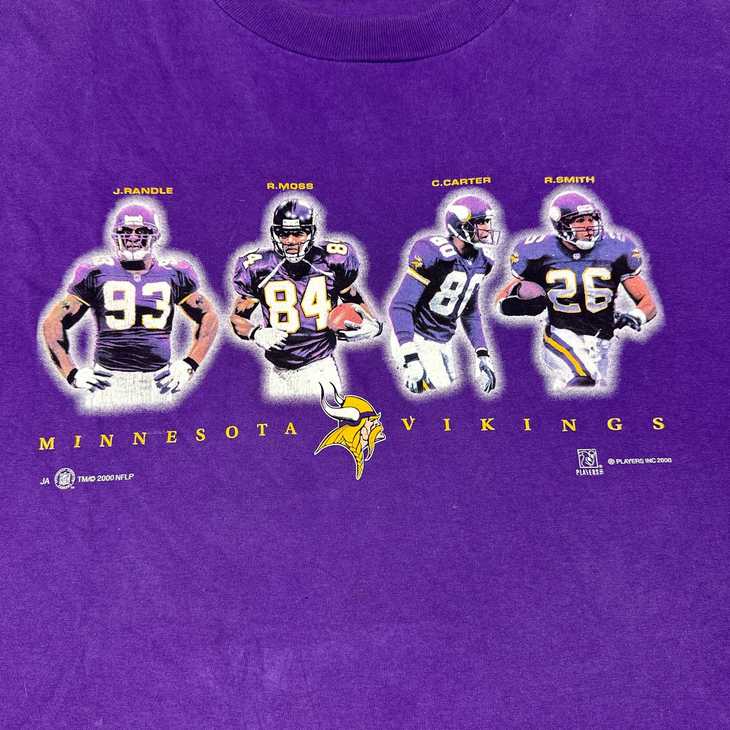 Vintage Minnesota Vikings Sport Attack 2000 Purple Tee