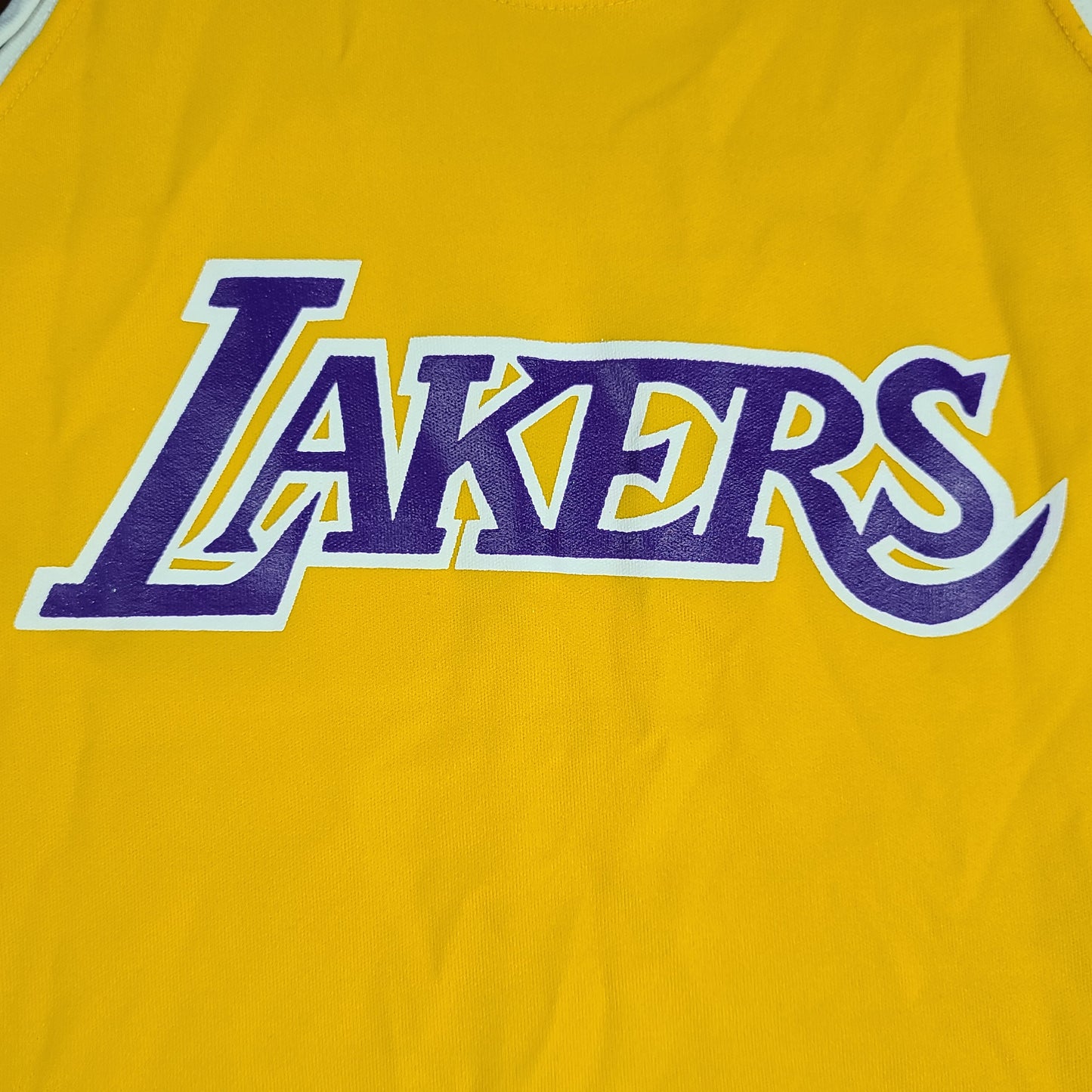 Vintage 80's Los Angeles Lakers Sand Knit Basketball Jersey
