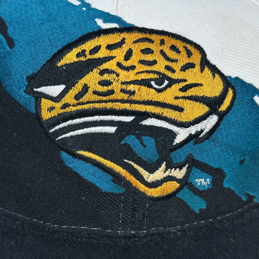 Vintage Jacksonville Jaguars Hat Logo Athletic Splash Snapback