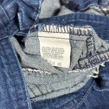 Vintage Oshkosh Overalls Blue Denim Girls Infant