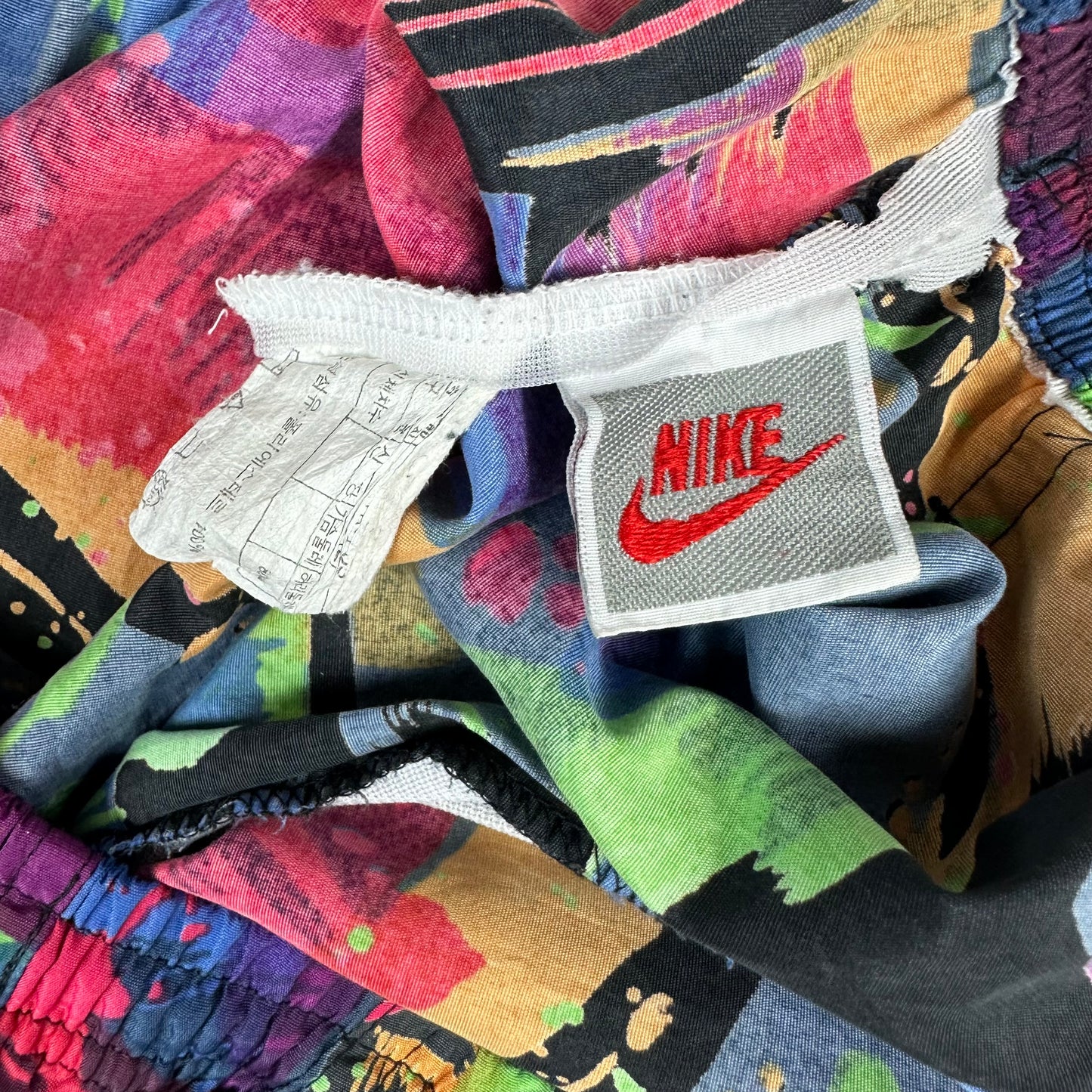 Vintage Nike Rainbow Abstract Nylon Shorts