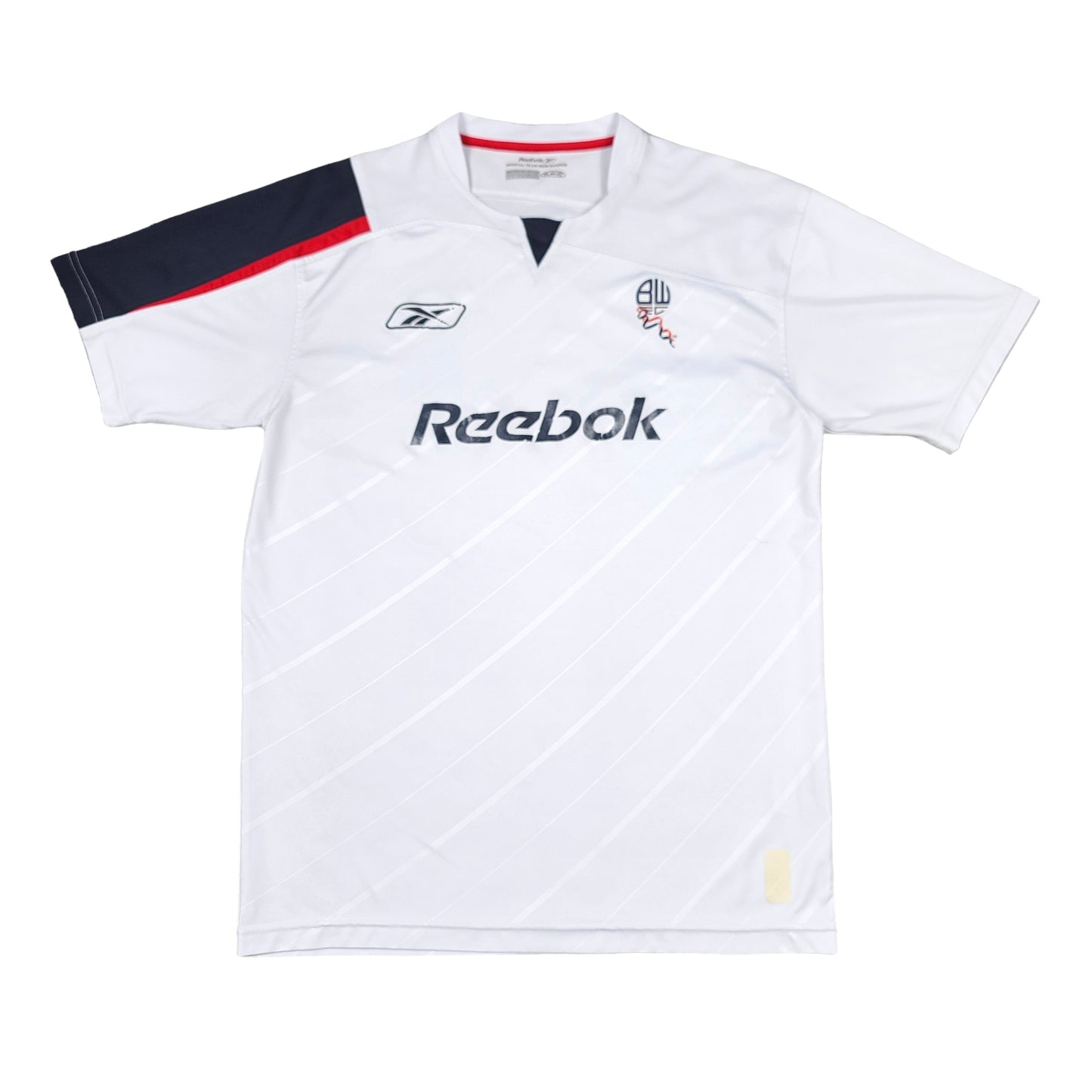 Bolton Wanderers White 2005-07 Reebok Soccer Jersey