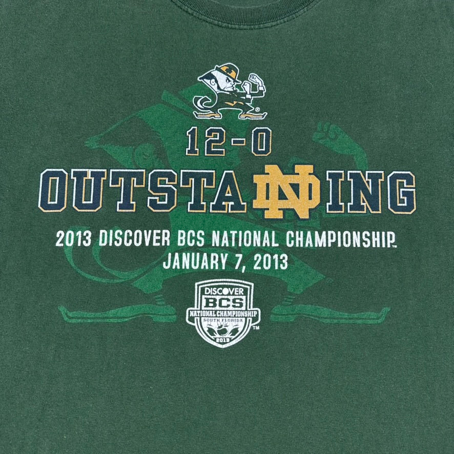 Notre Dame University Shirt 2013 Championship