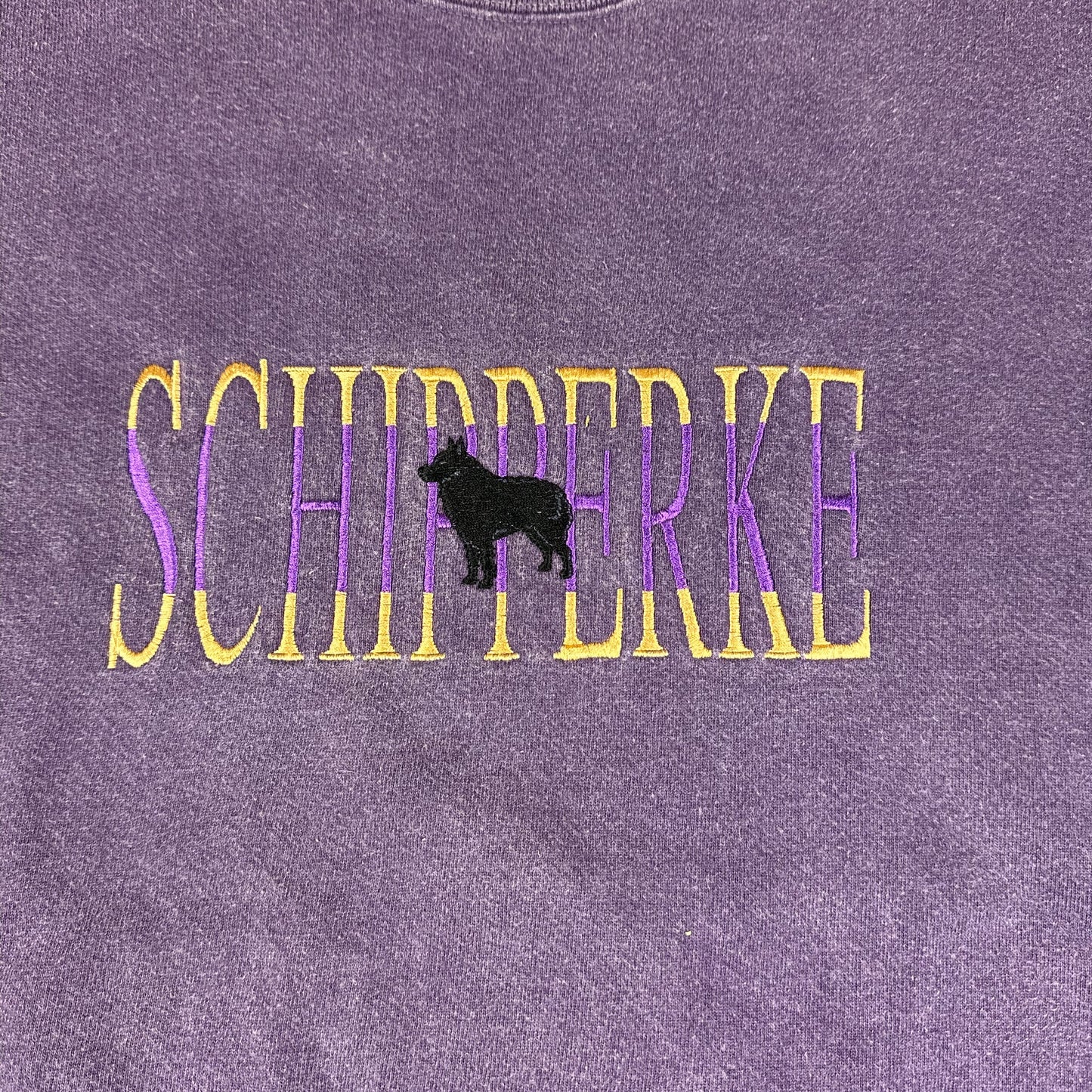 Vintage Dog Sweatshirt Schipperke