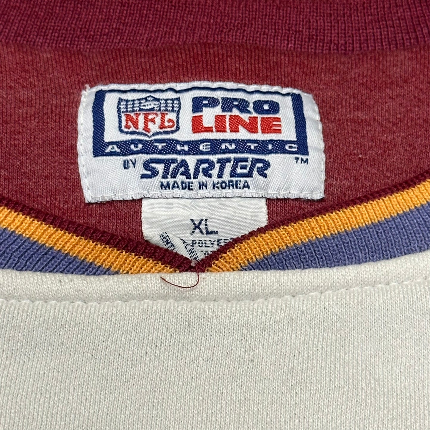 Vintage Super Bowl Sweatshirt Starter Pro Line 1995