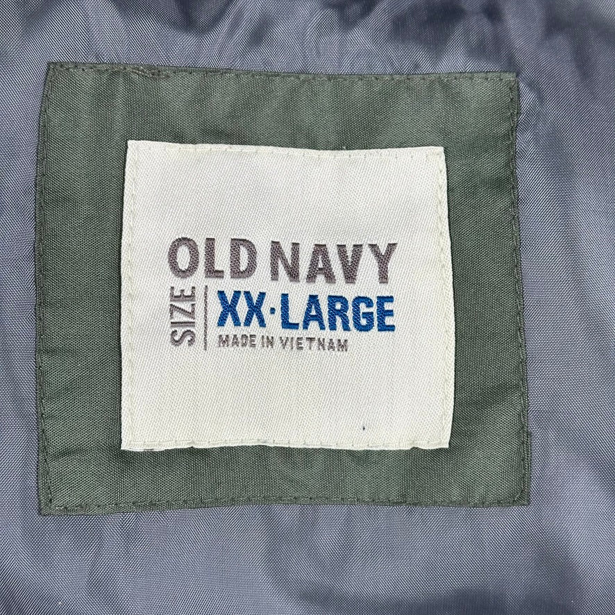 Old Navy Vest Green Puffer