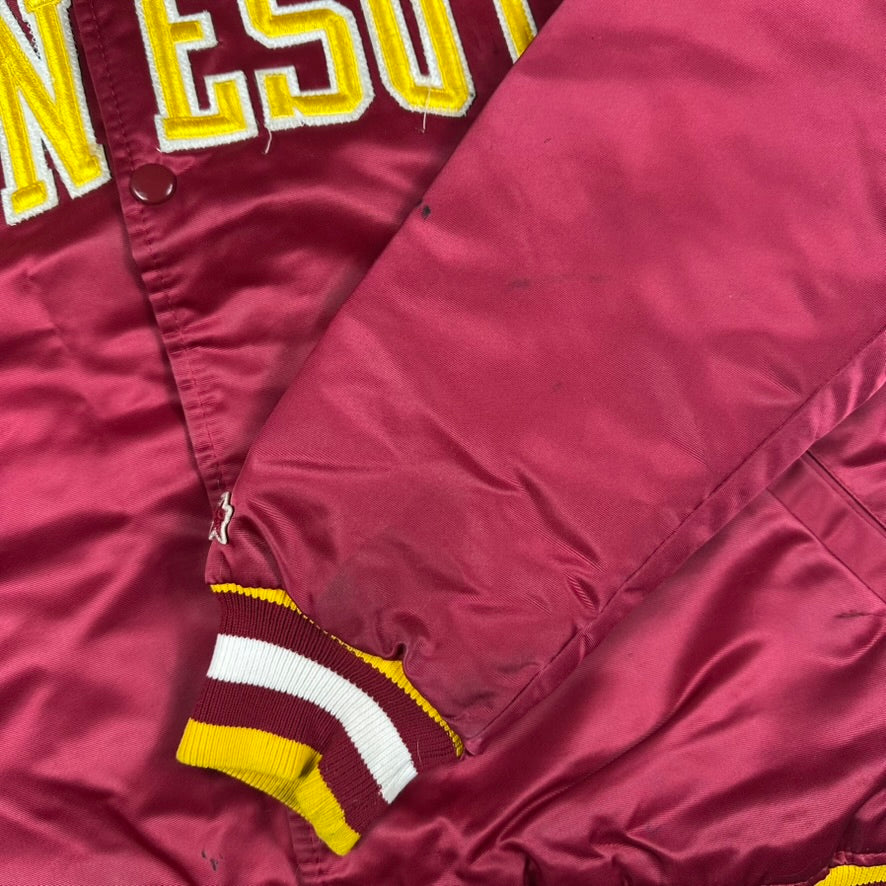 Vintage University of Minnesota Jacket Starter Satin