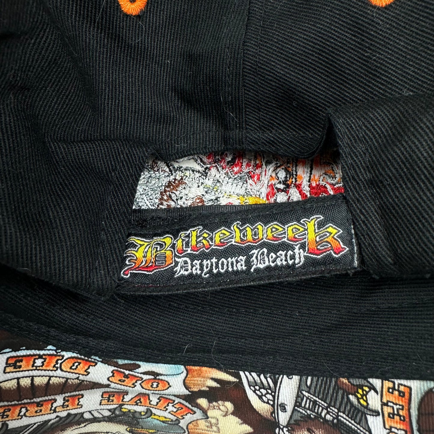 Daytona Beach Bike Week 2006 Black Hook & Loop Hat