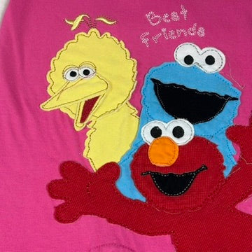Sesame Street Onesie Best Friends Pink Infant Girls