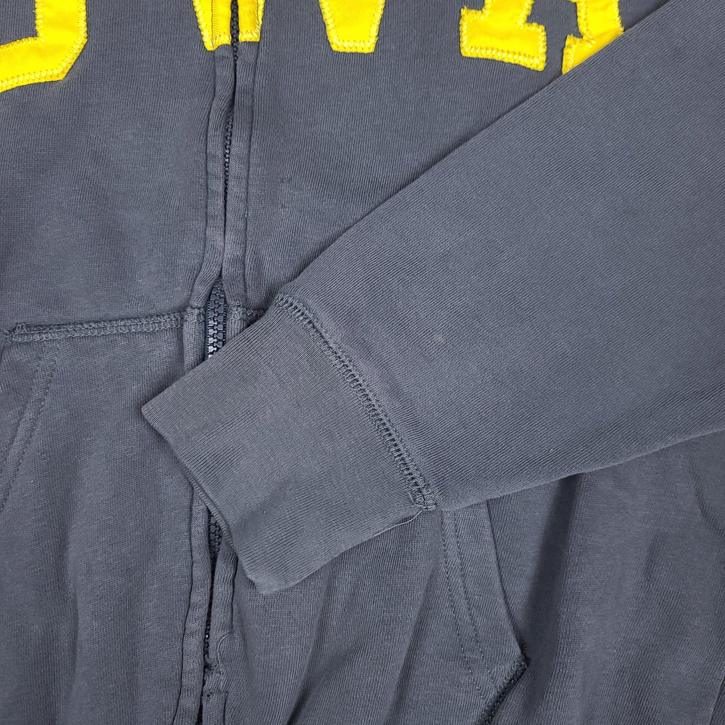 University of Iowa Gray Zip Up Hoodie