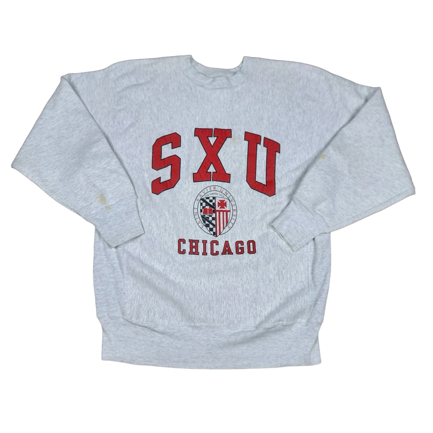 Vintage Saint Xavier University Chicago Gray Sweatshirt