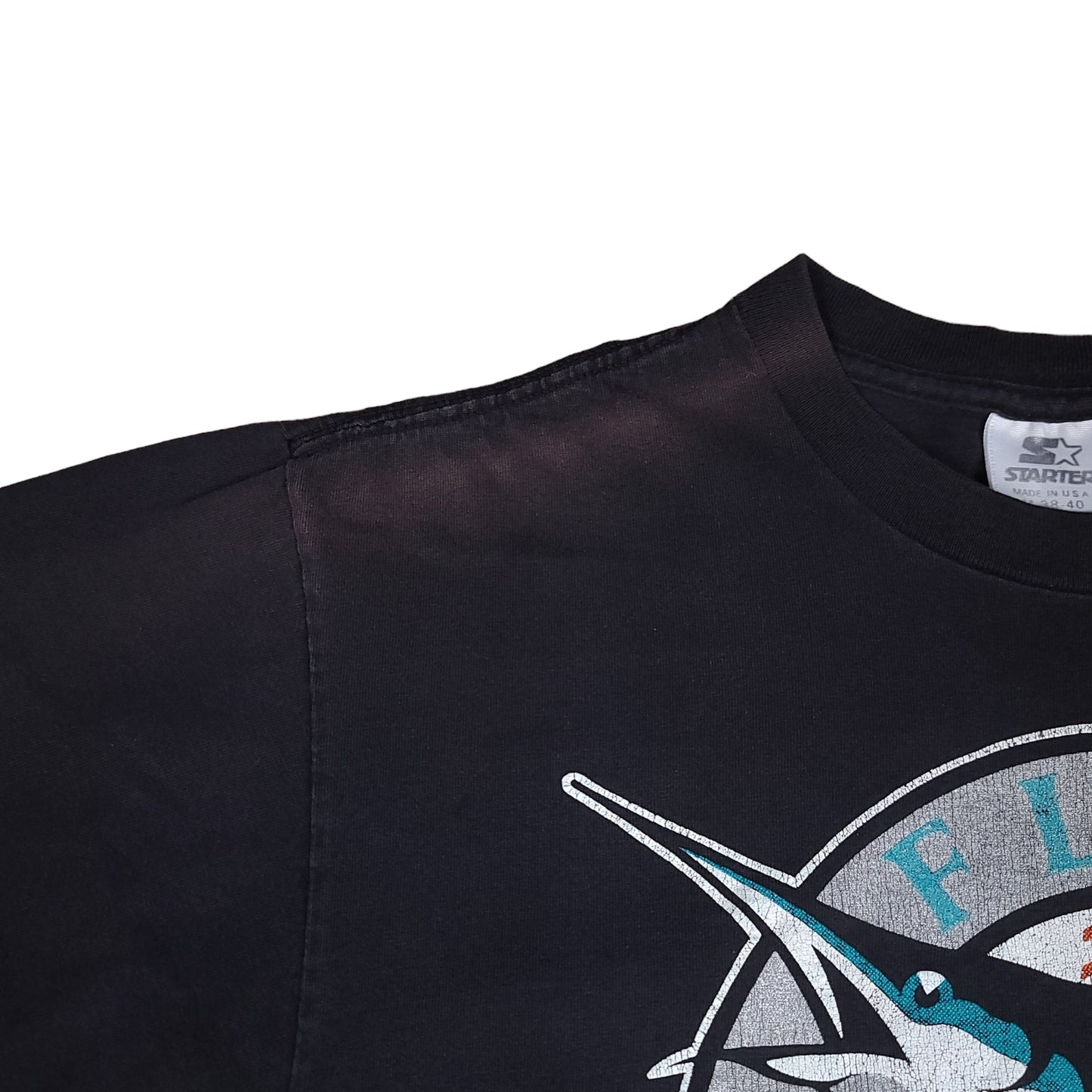 Vintage Florida Marlins Black Starter Tee