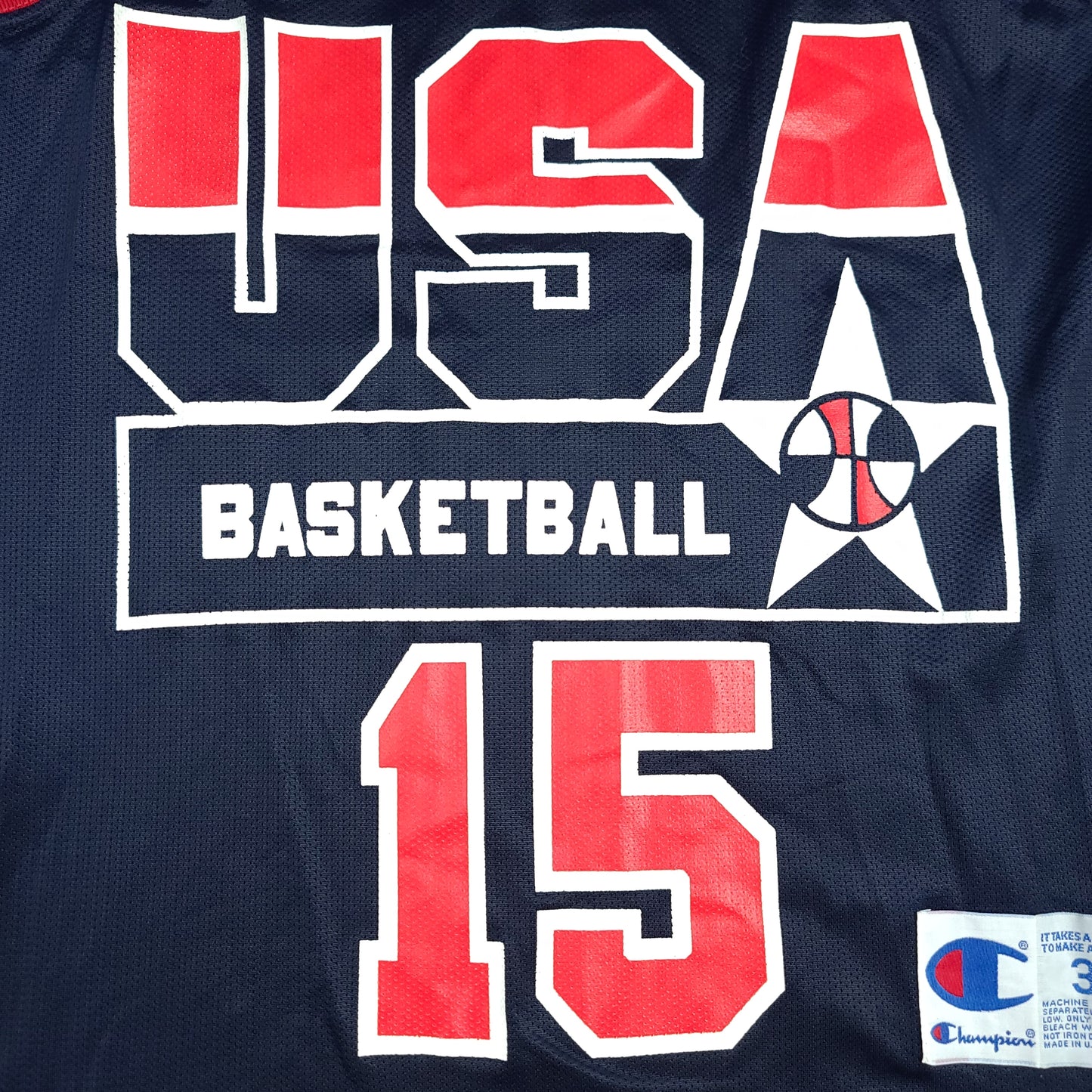 Vintage Magic Johnson Dream Team USA Jersey Champion