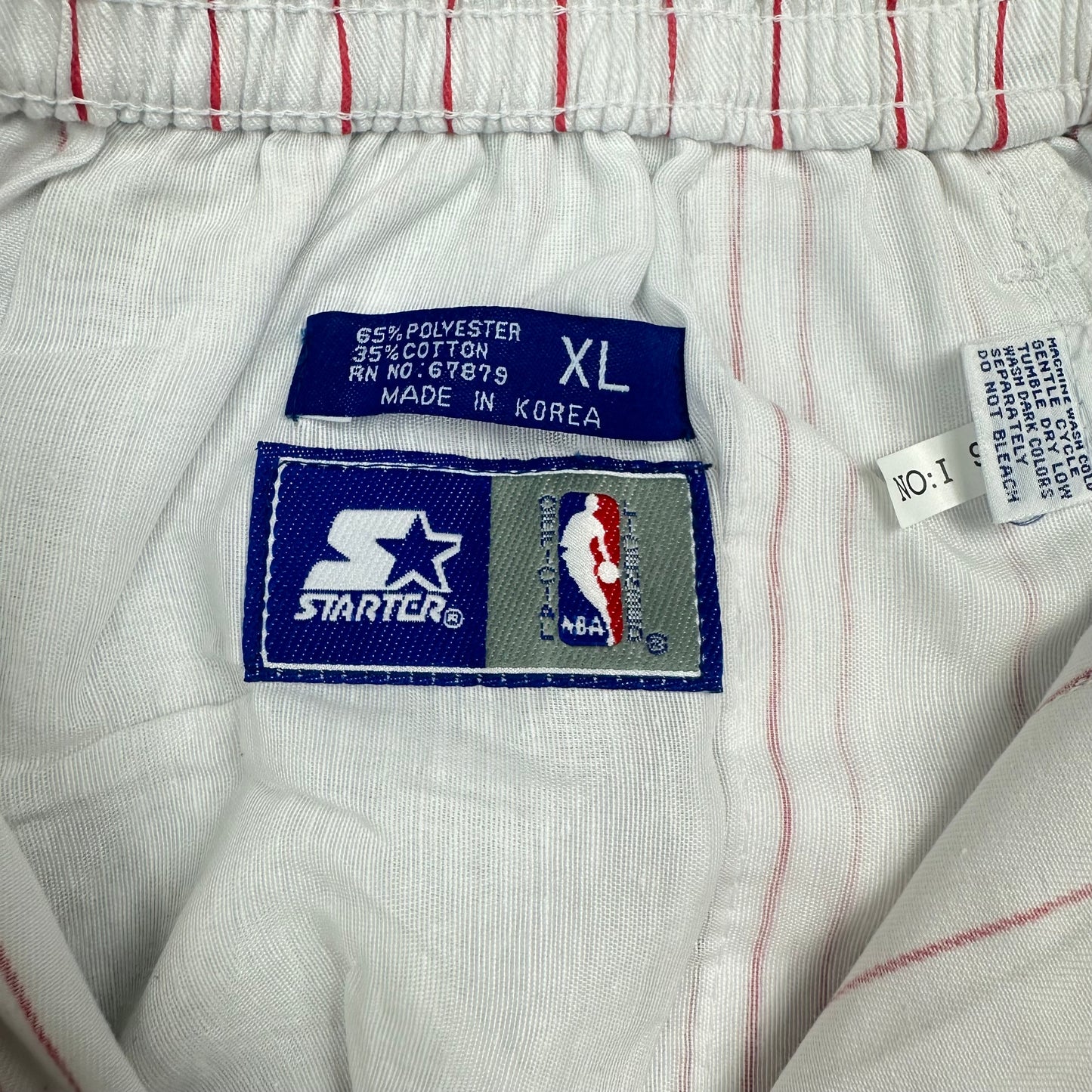 Vintage Chicago Bulls Pinstripe Starter Shorts